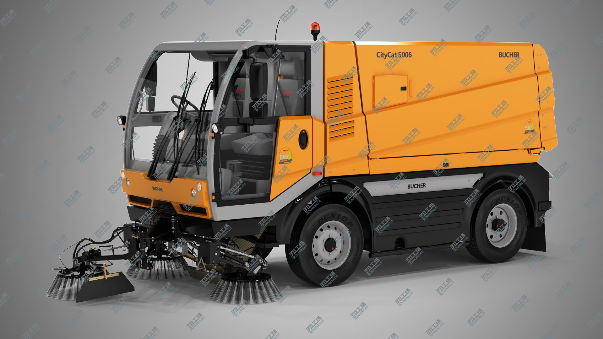 images/goods_img/2021040234/3D Bucher CityCat 5006 Sweeper Truck model/1.jpg